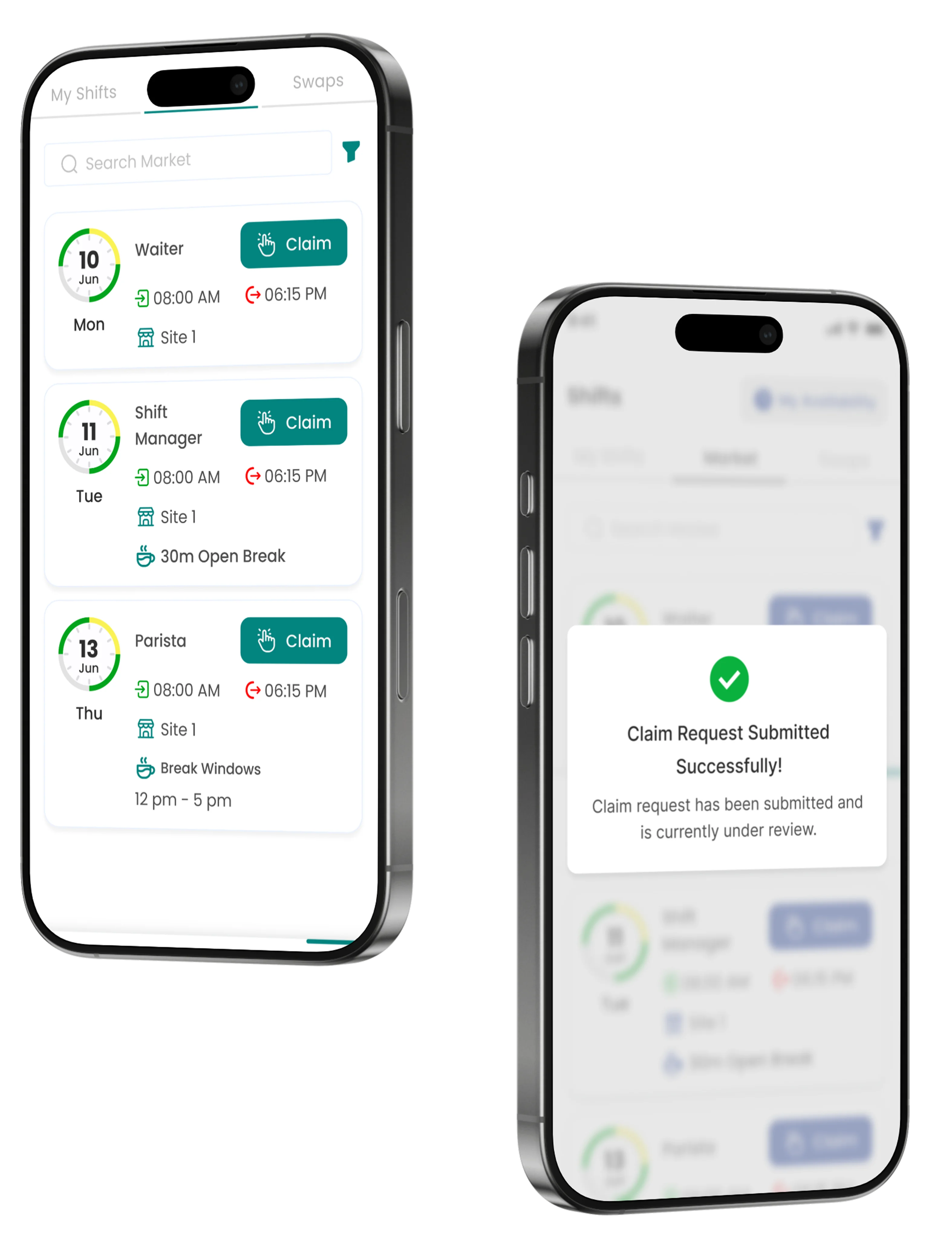 Shift Market screen 2